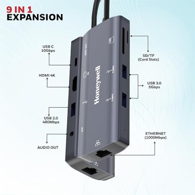 Honeywell Type C Docking Station - 9 in 1 HC000026/LAP/CDK