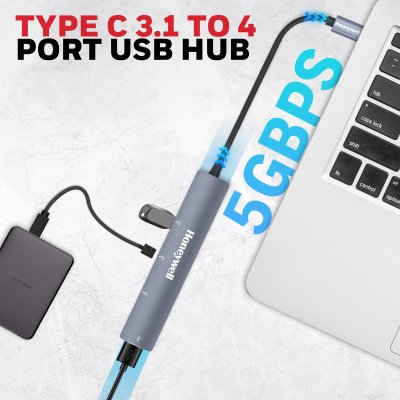 Honeywell Momentum Type C to 4 Port USB HC000016/LAP/PH/4U