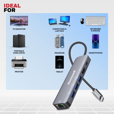 Honeywell Type C Docking Station - 6 in 1 HC000024/LAP/CDK