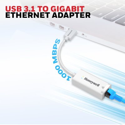 Honeywell USB 3.1 to Gigabit Ethernet  HC000010/ADP/WHT