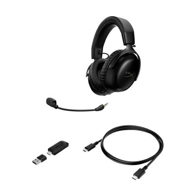 HyperX HEADSET CLOUD III S WIRELESS : BLACK (A59YZAA)