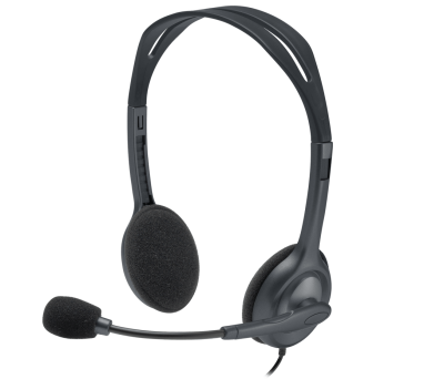 Headset "Logitech" H111 Black (981-000588)