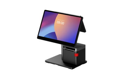 Desktop POS รุ่น Swan 2 15.6" FHD + 10.1" HD 4/64GB. 80mm Printer