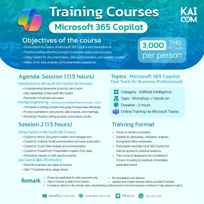 training courses microsoft 365 copilot