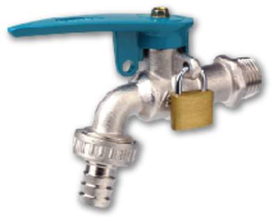 ก๊อกสนามล็อคกุญแจ 1/2" SANWA