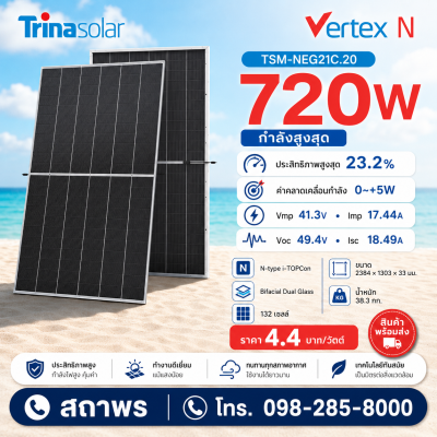 TSM-NEG21C.20 720W (หรือรุ่นกำลังไฟ 720 วัตต์)