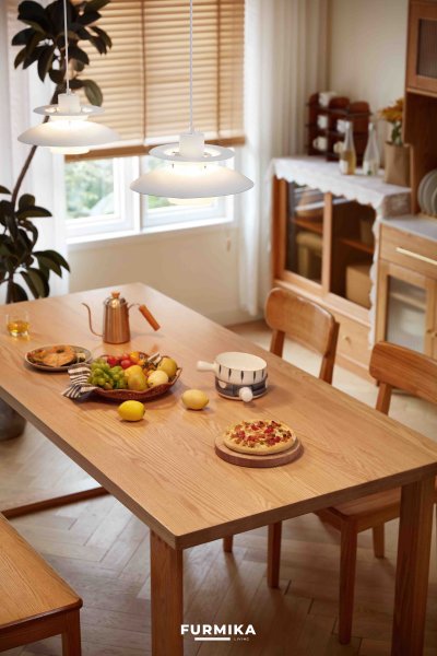 Nest Oak Dining Table Set (Natural)