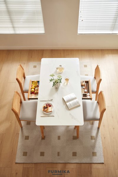 Cara Dining Table with Drawers