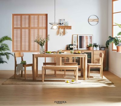Moby Dining Table Mobi Oak Dining Table Set
