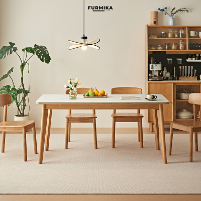 Hera Dining Table Set (Natural)