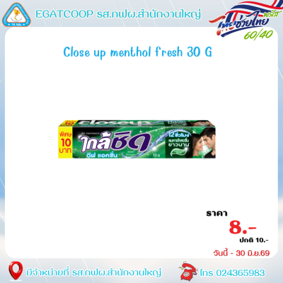 Close up menthol fresh 30 G.