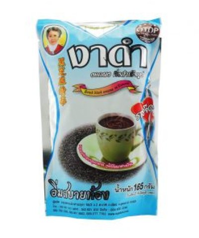 งาดำงอกผงรสจืด 165 กรัม 4ดาว