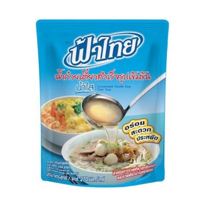 น้ำก๋วยเตี๋ยวน้ำใสฟ้าไทย 350กรัม