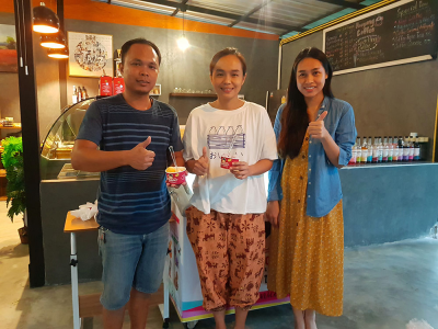 Dayicecream สาขา ร้านเตี๋ยวหมูย่าง กำแพงแสน จ.นครปฐม