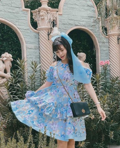 Review of Floral Print Fabrics Dress