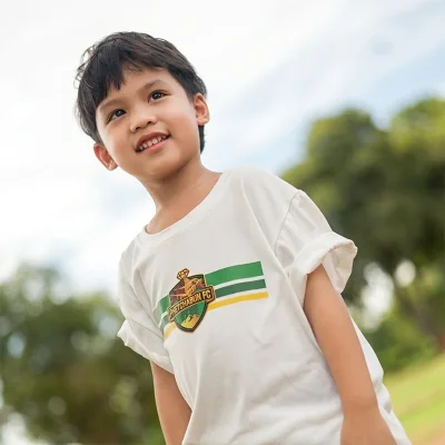 เสื้อกองเชียร์ size เด็ก เพชรบูรณ์ เอฟซี พิมพ์หน้า-หลัง สไตล์สปอร์ตมินิมอลคลาสสิก (Classic Minimal)