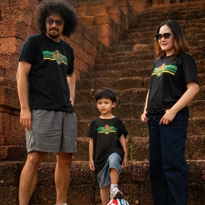 เสื้อกองเชียร์ size เด็ก เพชรบูรณ์ เอฟซี พิมพ์หน้า-หลัง สไตล์สปอร์ตมินิมอลคลาสสิก (Classic Minimal)