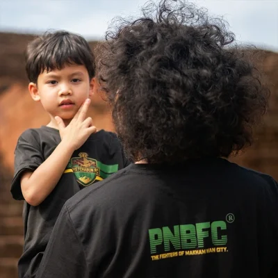 เสื้อกองเชียร์ size เด็ก เพชรบูรณ์ เอฟซี พิมพ์หน้า-หลัง สไตล์สปอร์ตมินิมอลคลาสสิก (Classic Minimal)