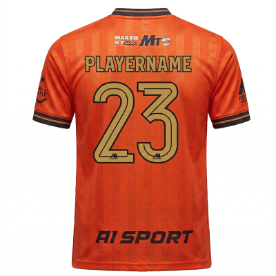 เสื้อเยือน Away Jersey 2026 สีส้ม พร้อมสกรีน ชื่อ-เบอร์ นักเตะ