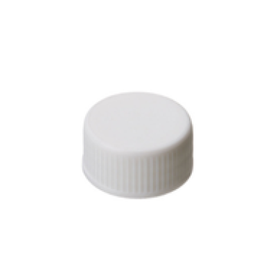 24-400 White Storage Screw Caps, 100/pk