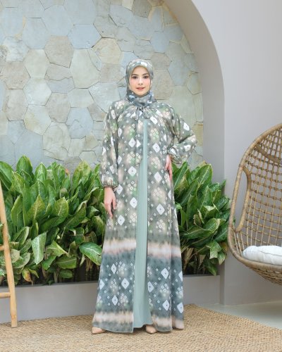 SEROJA SET HIJAB JUMPUTAN/SET HIJAB/GAMIS GIES BUTIK