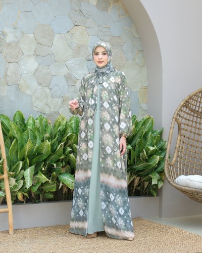 SEROJA SET HIJAB JUMPUTAN/SET HIJAB/GAMIS GIES BUTIK