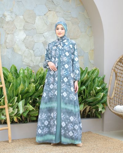 SEROJA SET HIJAB JUMPUTAN/SET HIJAB/GAMIS GIES BUTIK