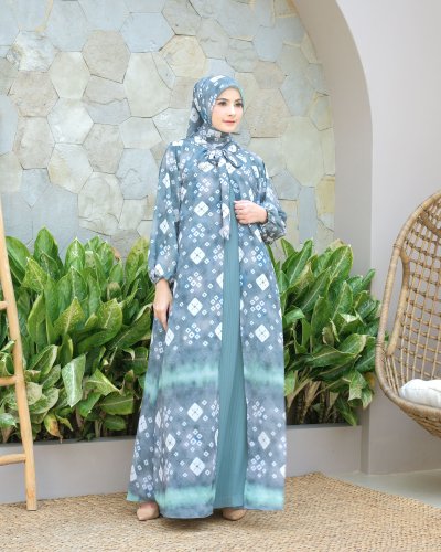 SEROJA SET HIJAB JUMPUTAN/SET HIJAB/GAMIS GIES BUTIK