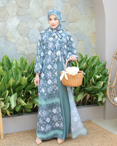 SEROJA SET HIJAB JUMPUTAN/SET HIJAB/GAMIS GIES BUTIK