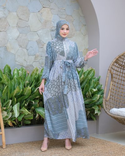 SET HIJAB KEJORA ETNIK/SET HIJAB TERBARU/GAMIS GIES BUTIK