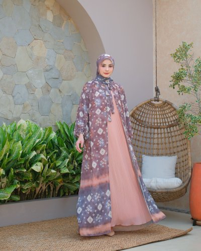 SEROJA SET HIJAB JUMPUTAN/SET HIJAB/GAMIS GIES BUTIK