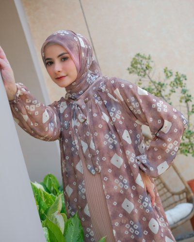 SEROJA SET HIJAB JUMPUTAN/SET HIJAB/GAMIS GIES BUTIK