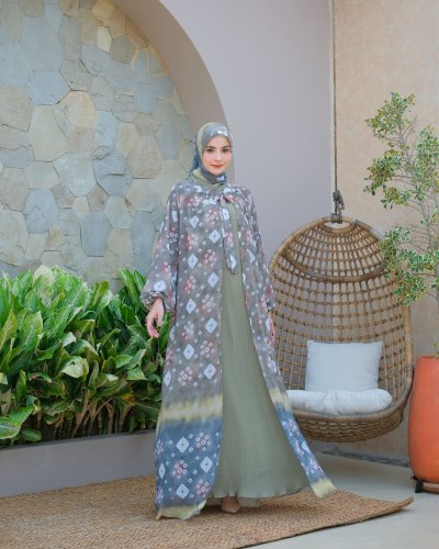 SEROJA SET HIJAB JUMPUTAN/SET HIJAB/GAMIS GIES BUTIK