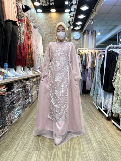 JELITA DRESS|BAJU KONDANGAN MEWAH|GAMIS BRUKAT TERBARU