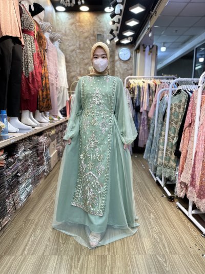 JELITA DRESS|BAJU KONDANGAN MEWAH|GAMIS BRUKAT TERBARU