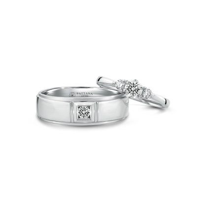 แหวนเพชรคู่ A6948 & A8029