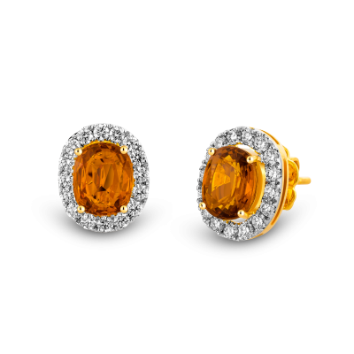 ต่างหูบุษราคัม SE178