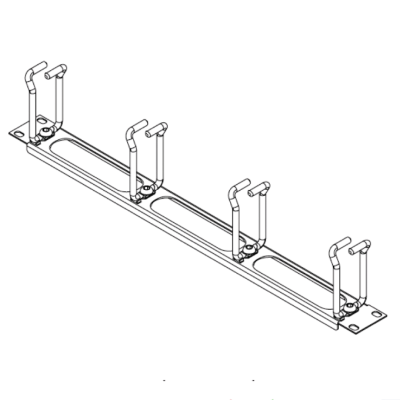 Cable Organizer Panel Hoop 1U