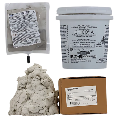 Chico A and Chico X Sealing Compounds and Fiber