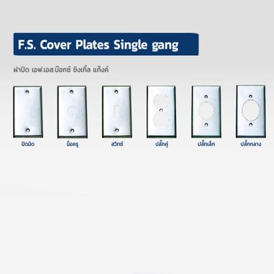 F.S.BOXES SINGLE GANG / DOUBLE GANG