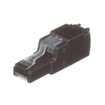 RJ45, Cat 6A UTP Field Term Plug, 22-26 AWG