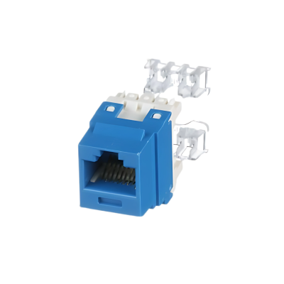 UTP RJ45 Cat 6 Punchdown Keystone Jack Module, BU