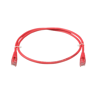 NetKey® Cat 6A 26 AWG UTP Patch Cord, 3 m, Red