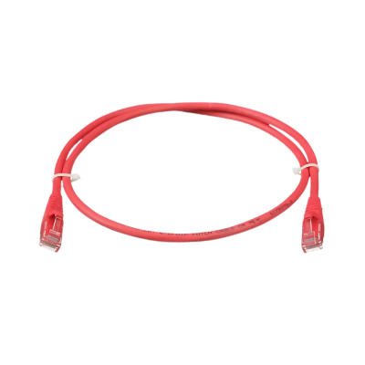 NetKey® Cat 6 24 AWG UTP Patch Cord, 3 m, Red