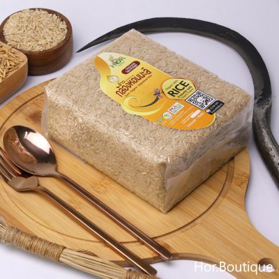 ข้าวกล้องหอมมะลิสุรินทร์ ข้าวกล้องหอมมะลิอินทรีย์สุรินทร์ ข้าวกล้องหอมมะลิออร์แกนิกสุรินทร์  Surin Organic Jasmine Brown Rice 100%
