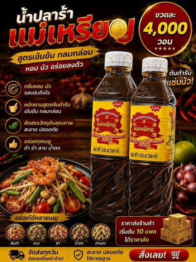 น้ำปลาร้าแม่เหรียญ