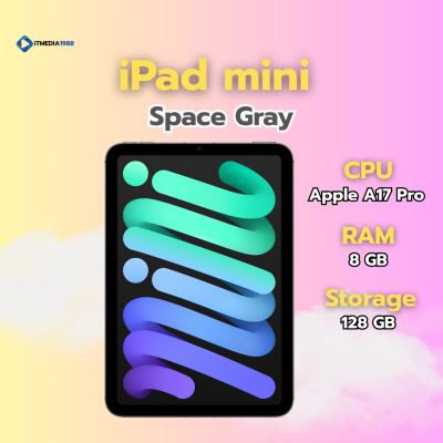 Apple iPad Mini 7 (2024) Wi-Fi + Cellular 128GB 8.3 inch Space Gray