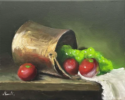 Apple Grape and Brass