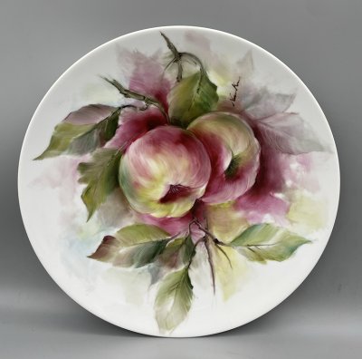 Apple-round plate