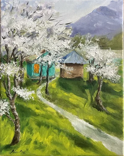Blossom in Kashmir no.3